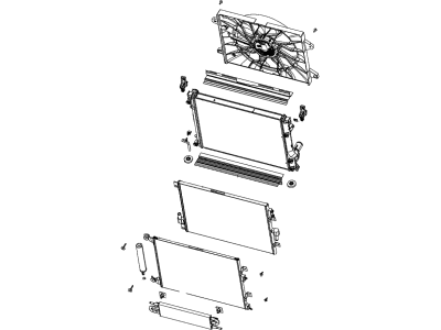 Mopar 55111282AC Cooling Module