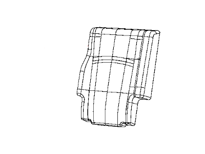 Dodge 5SQ01DX9AA COVER Rear Seat Back