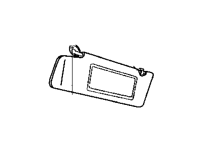 2005 Chrysler Sebring Sun Visor - RE45TL2AB
