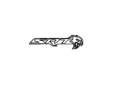Mopar 68430263AA Nameplate, Red, Front