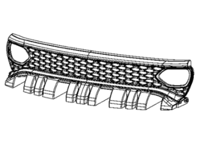 Dodge 68417502AA GRILLE Radiator
