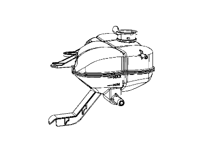 Mopar 55037999AH Bottle Coolant Recovery