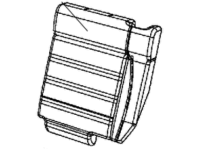 Jeep 5LW89DX9AA COVER Rear Seat Back Left