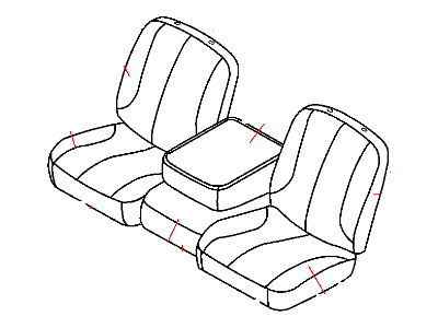 Dodge 1FF461D5AA COVER Front Seat Back Passenger