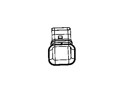 Dodge 53034152AA DUCT Ambient Air