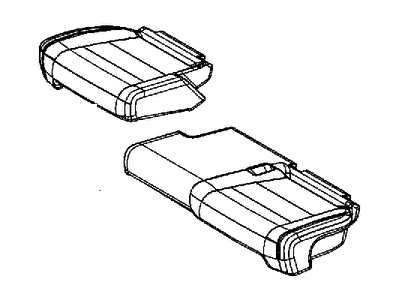 Jeep 6ET16PL9AA COVER Rear Seat Cushion