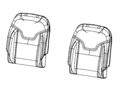 Mopar 7CT06LR5AA Cover Front Seat Back