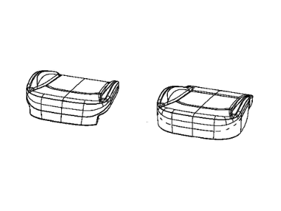 Mopar 6GD92LR5AC Cover Front Seat Cushion