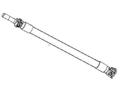 Dodge 52123129AA SHAFT Drive Rear 1-Piece