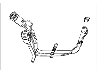 Jeep 52129222AG TUBE Fuel Filler