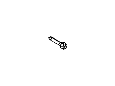 Mopar 6507576AA Shackle Upper Bolt, Rear