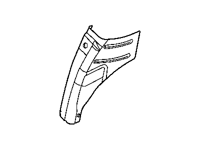 Chrysler 5017436AB EXTENSION Wheel House