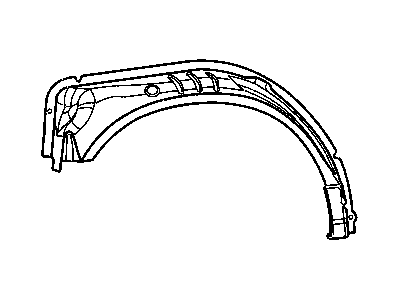 Chrysler 4724622AB PANEL Rear Wheelhouse