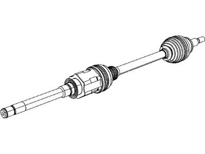Dodge 68193660AB SHAFT Axle Half
