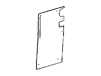 Dodge 1JE52NCVAA PANEL Quarter Trim