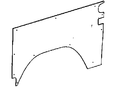 Dodge 1JE30NCVAA PANEL Quarter Trim