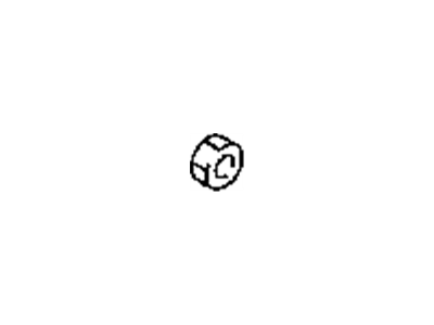 Mopar MB109029 Axle Nut, Front