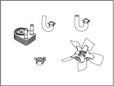 Dodge 82211046 COOLER KIT Engine Oil