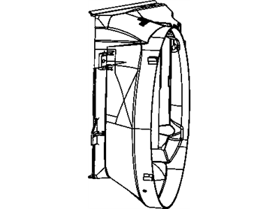 Dodge 52028851AF SHROUD Fan