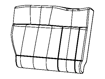 Dodge 68021482AA FOAM Seat Back