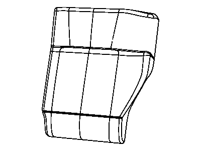 Mopar 68003295AA Seat Back Pad, Rear Driver Side
