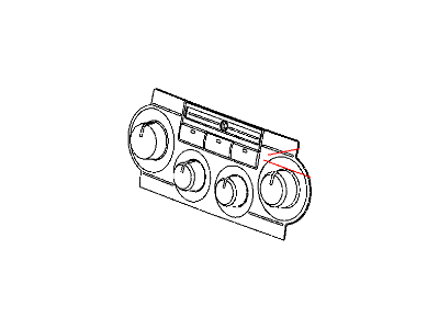 Mopar 55111009AD Control A/C And Heater
