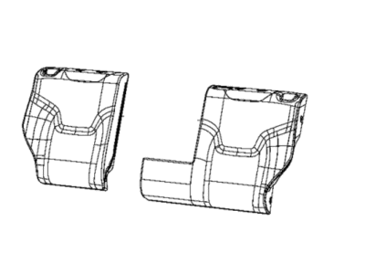Jeep 5ZD37LXHAA Cover - Rear Seat Back