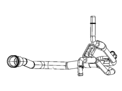 Jeep 68490192AA TUBE Water Outlet