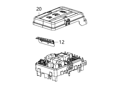 Ram Relay Block - 68430149AA