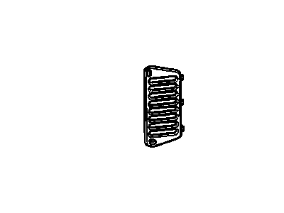 Jeep 5KJ01DX9AC GRILLE Swing Gate Inner Exhauster