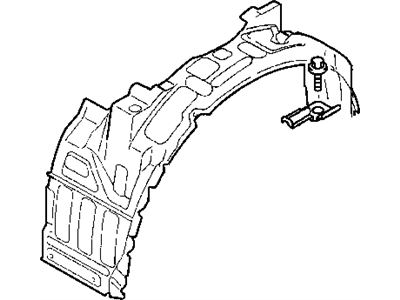 Chrysler MR344067 BRACKET Hood