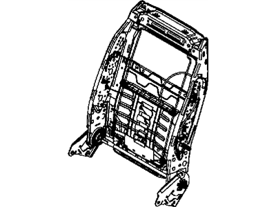 Dodge 4610347AB FRAME Front Seat Back