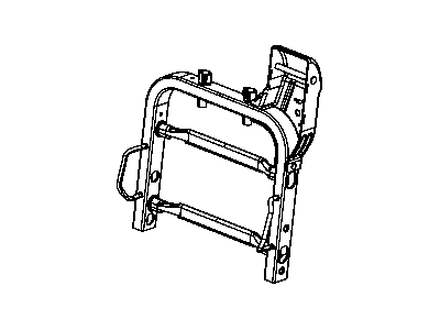 Dodge 68027674AA FRAME Rear Seat Back