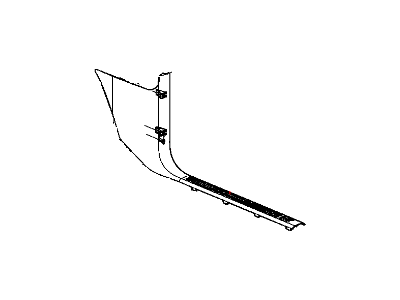 Ram 1DX68HL1AB PANEL Scuff Front