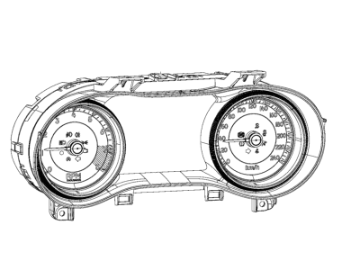 Jeep Speedometer - 68379584AI