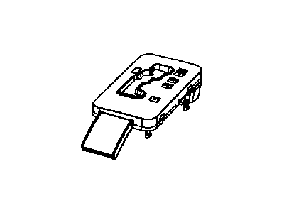 Mopar 68069850AB Bezel Floor Shifter Includes Overdrive Switch