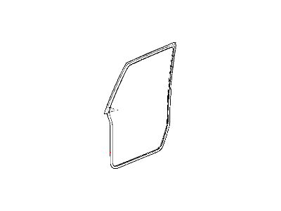 Jeep 55395274AO WEATHERSEAL DOOR TO BODY FRONT full DOOR