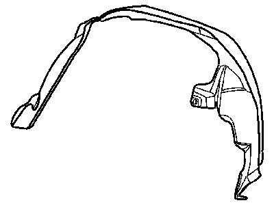Mopar 55136229AB Liner Front Fender