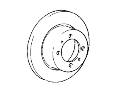 Dodge Colt Brake Disc - MB500555