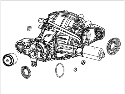 Jeep 68060033AF DIFFERENTIAL Rear Axle