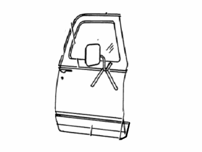 Mopar 6003519 Moulding Package, Side Panel Front Lower, W/Insert, Right