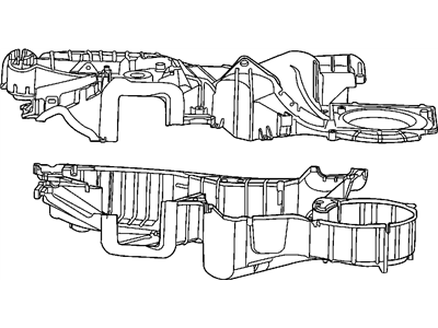 Chrysler 5017665AA HOUSING A/C And Heater Contains Items 11 - 28