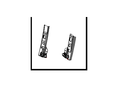 Mopar 68170372AA Window Regulator, Front Driver Side