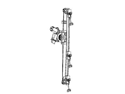 Ram 68401985AA REGULATOR Front Door Window