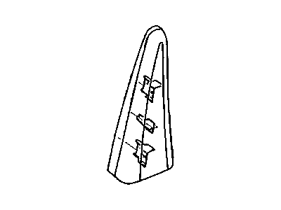 Chrysler SA66DX9AC BEZEL Door Trim Panel