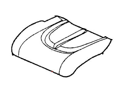 Dodge XB761DVAA COVER Front Seat Cushion Passenger