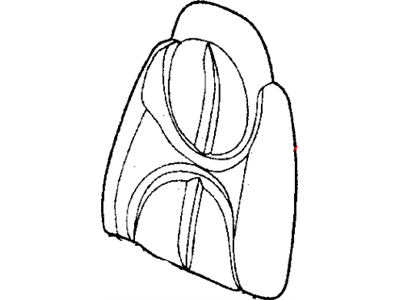 Dodge WT151DVAA COVER Seat Back Passenger