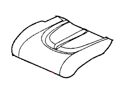 Dodge WK811T5AB COVER Front Seat Cushion Driver