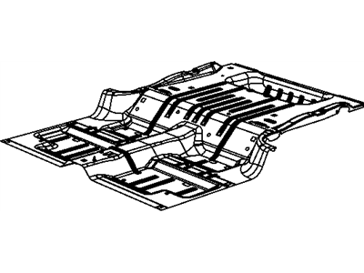 Jeep Wrangler Floor Pan - 68002408AD