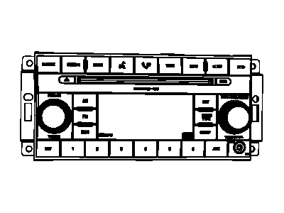Jeep 5091111AC RADIO AM/FM with CD